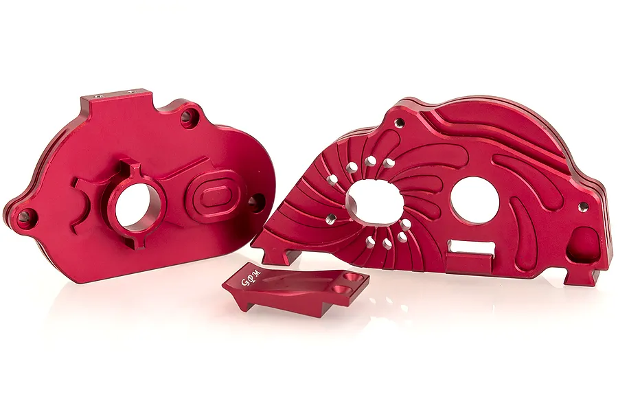 GPM Aluminium Rear Motor Mount Set - Red image 47670