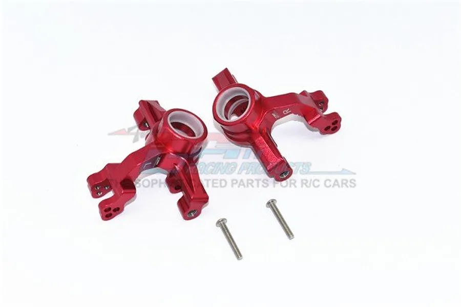 GPM Aluminium Front Steering Hubs 2Pcs - Red image 47683