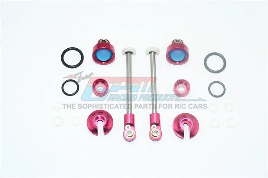 GPM Aluminium Rear Shocks Rebuild Kit - Red image 47691