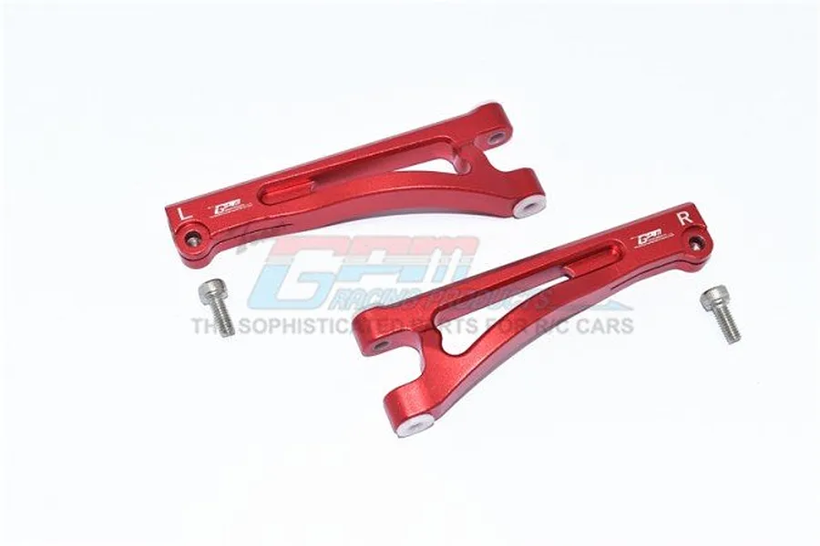 GPM Aluminium Front Upper Suspension Arms 2Pcs - Red image 47710