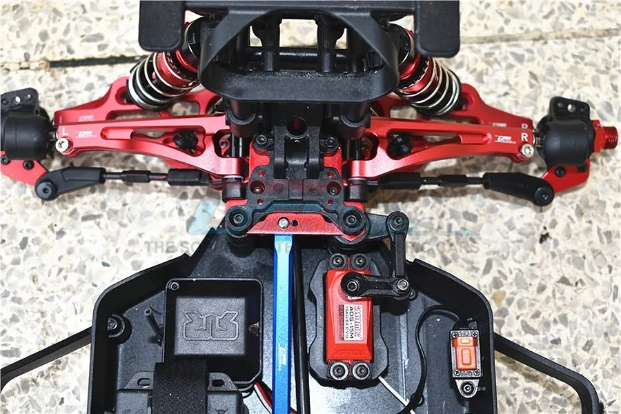 GPM Aluminium Front Upper Suspension Arms 2Pcs - Red image 47713