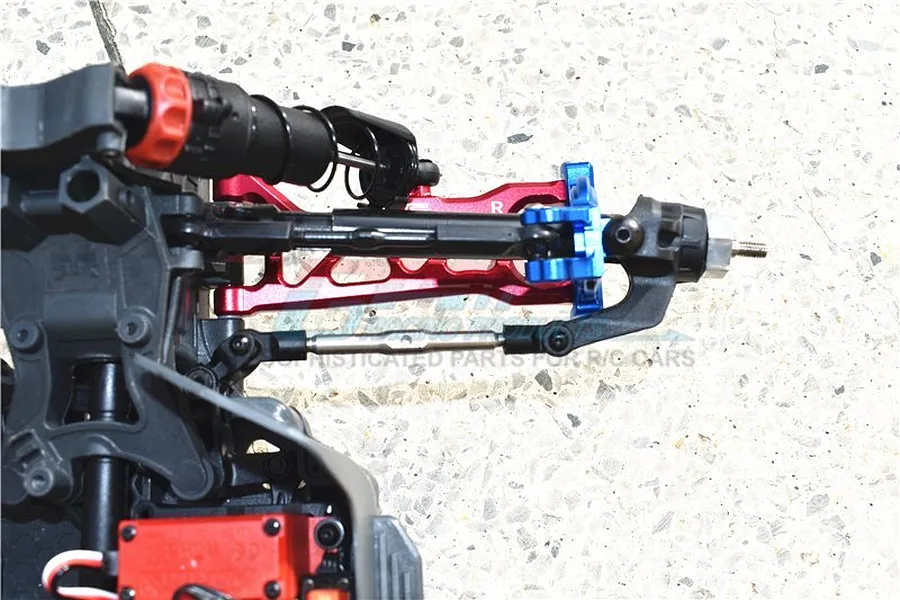 GPM Aluminium Rear Lower Suspension Arms 2Pcs - Red image 47716