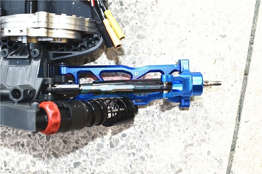 GPM Aluminium Rear Lower Suspension Arms 2Pcs - Red image 47717