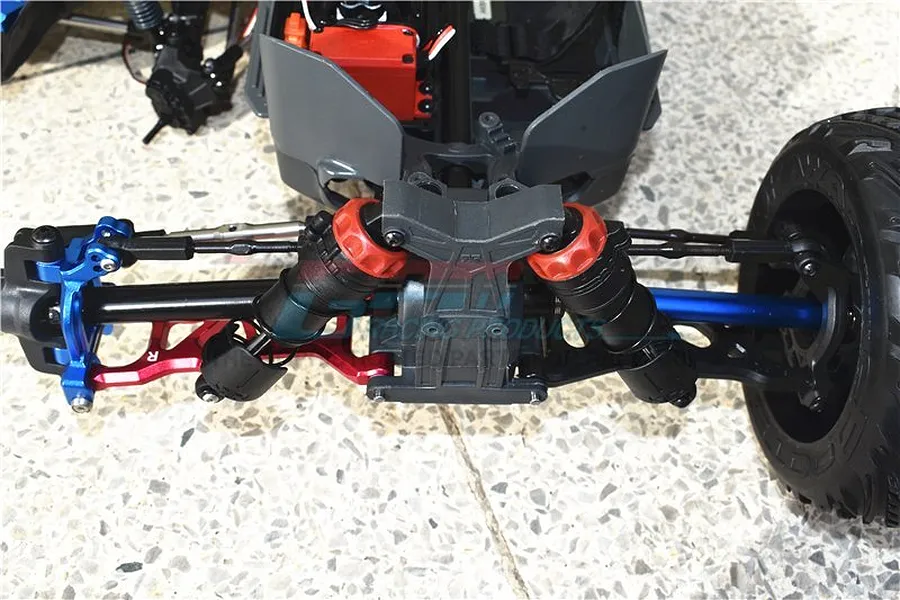 GPM Aluminium Front Lower Suspension Arms 2Pcs - Red image 47720