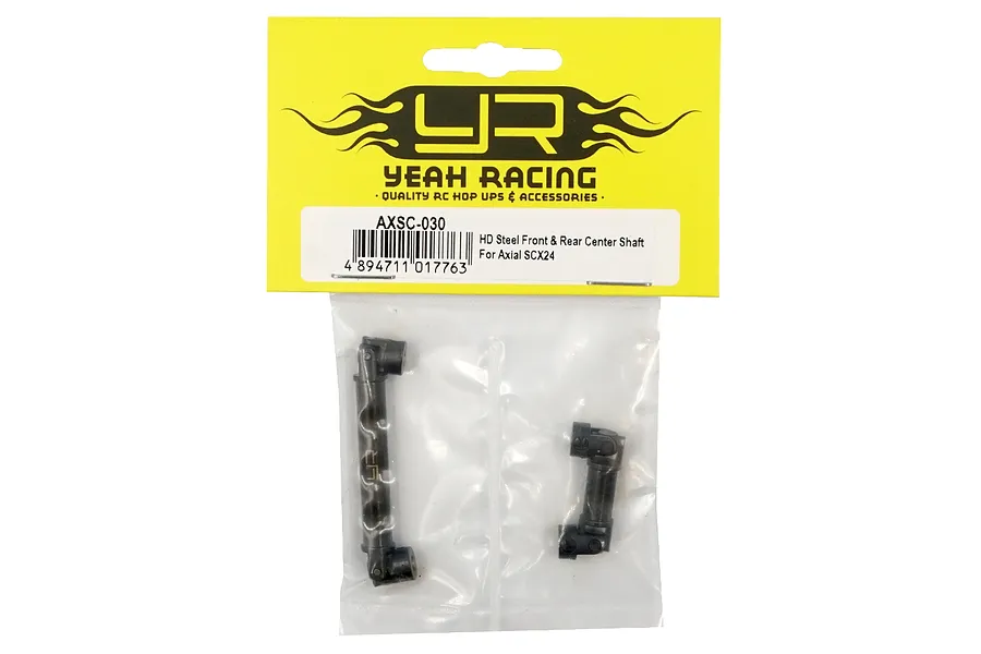 Yeah Racing SCX24 HD Steel Centre Front &amp;amp; Rear Driveshaft Set image 47727