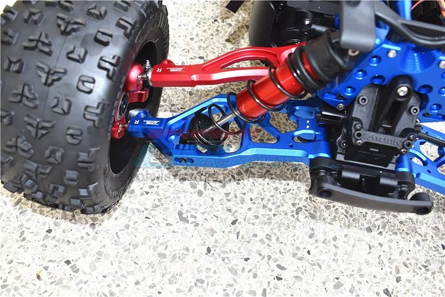 GPM Aluminium Front Lower Suspension Arms 2Pcs - Red image 47788