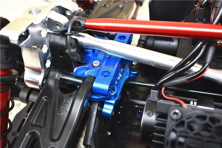 GPM Aluminium Steering Bellcrank/Drag Link Assembly - Red image 47817