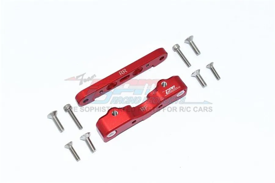 GPM Aluminium Rear Lower Suspension Mounts 2Pcs - Red image 47818