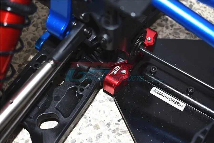 GPM Aluminium Rear Lower Suspension Mounts 2Pcs - Red image 47819