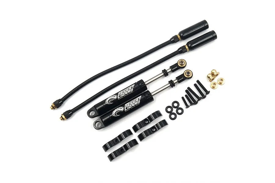 Yeah Racing 1/10 Black 100mm Desert Lizard Piggyback Internal Spring Damper 2Pcs image 47854
