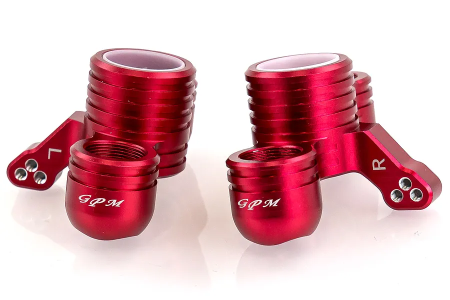GPM Aluminium Steering Hubs 2Pcs - Red image 47856