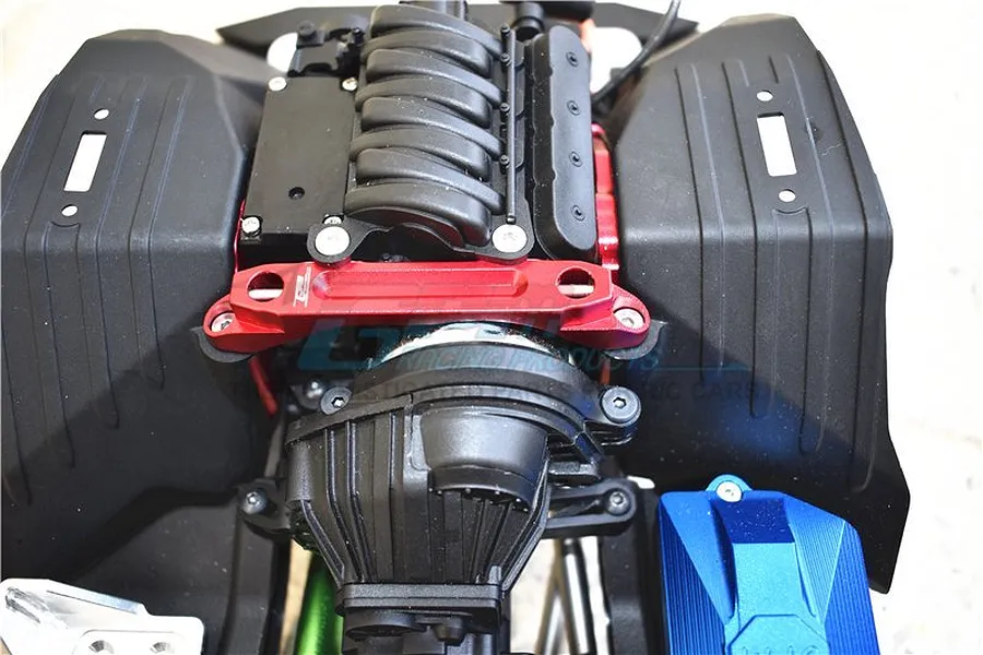 GPM Aluminium Front Chassis Brace - Black image 4