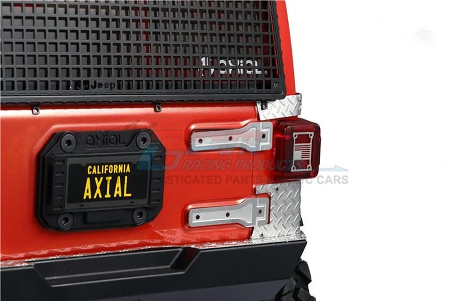 GPM Black Stainless Steel Type C Taillight Covers 4Pcs image 47954