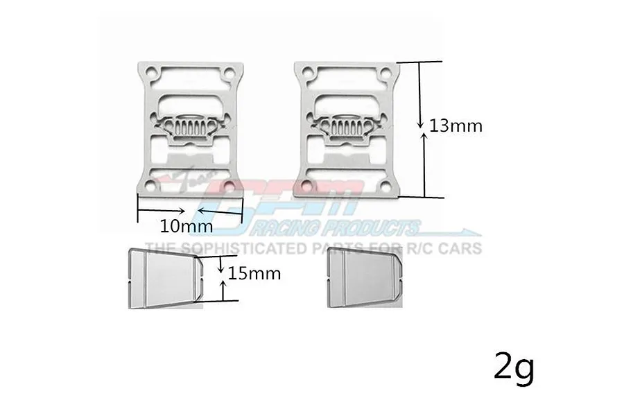 GPM Black Stainless Steel Type B Taillight Covers 4Pcs image 47958