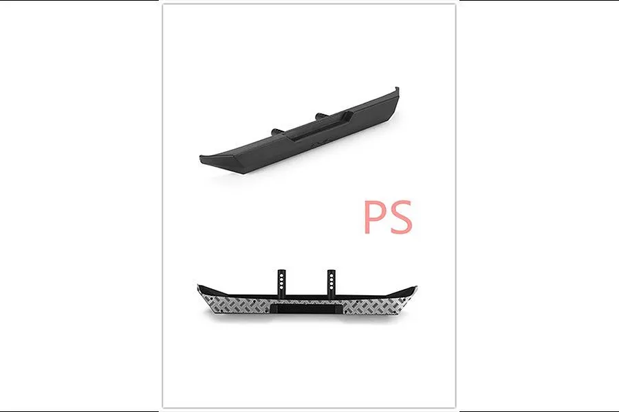 GPM Silver Stainless Steel Slip Proof Bumper Treads 2Pcs image 47973