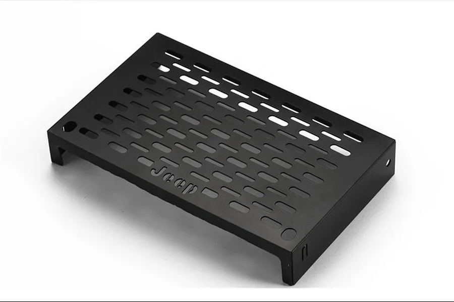 GPM Black Stainless Steel Rear Side Window Tool Box w/ Table &amp;amp; Hardware image 47982