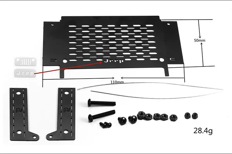 GPM Black Stainless Steel Rear Side Window Tool Box w/ Table &amp;amp; Hardware image 47985