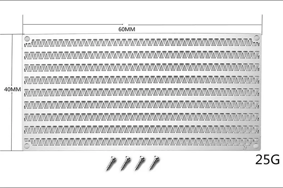 GPM Silver Stainless Steel Front Grill image 48004