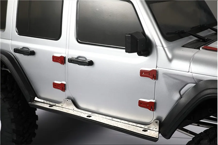GPM Silver Stainless Steel TRX-4 Defender Door Hinge Set image 48011