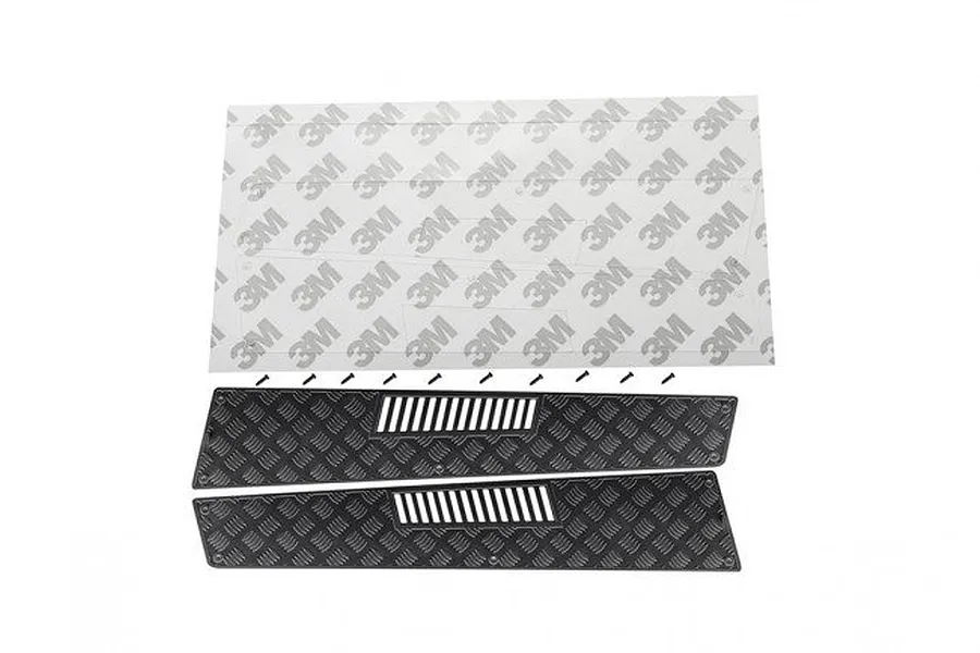 GPM Black Stainless Steel Slip Proof Tread Hood Set image 48015