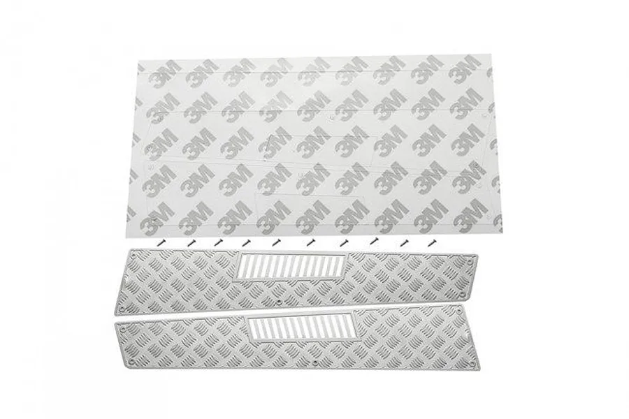 GPM Silver Stainless Steel Slip Proof Tread Hood Set image 48020