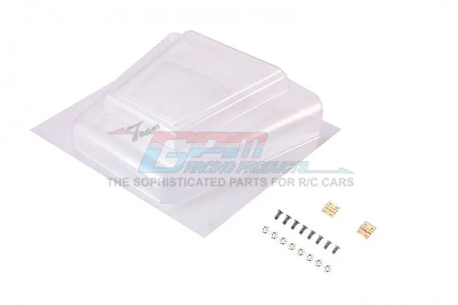 GPM TRX-4 Defender Clear Unpainted Hood w/ Hinge Set image 48029