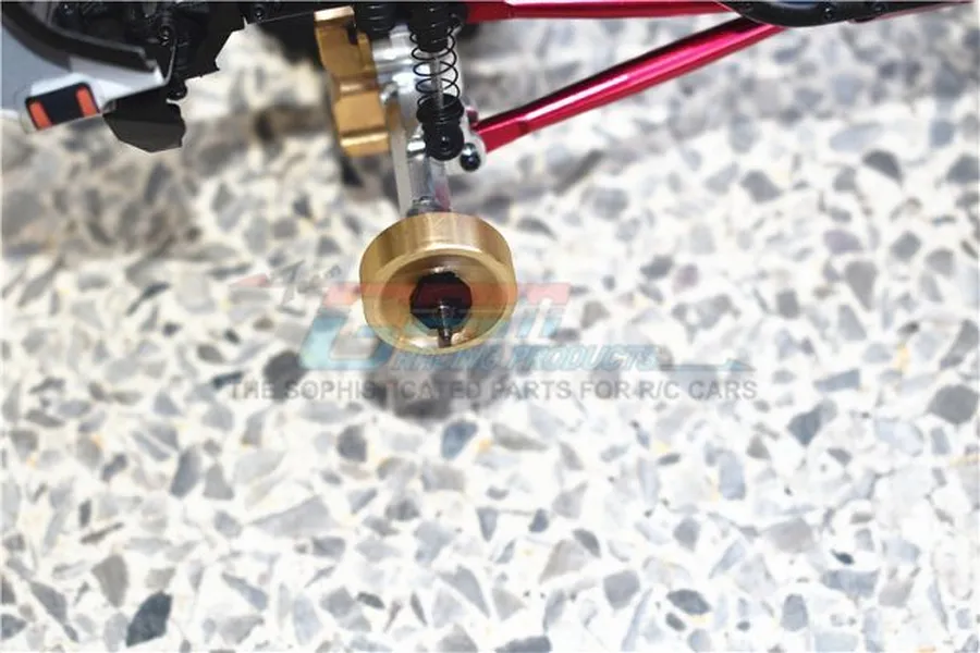 GPM Hardened Steel #45 Front CVD Joints, Rear Drive Shafts &amp;amp; Brass Pendulum Wheel Hub Weights image 48058