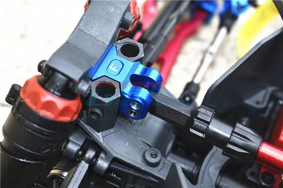 GPM Aluminium Front Suspension Linkage Stabiliser - Red image 48062
