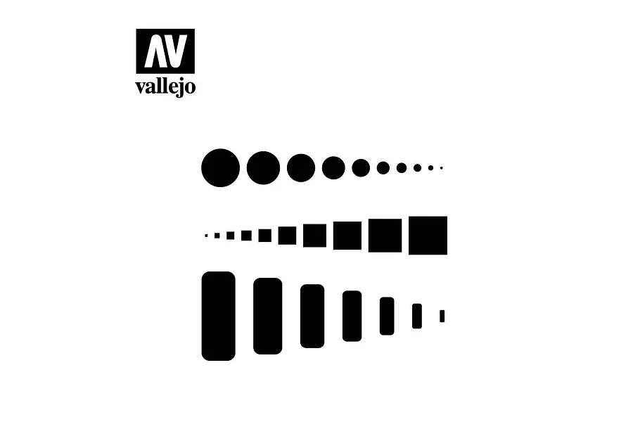 Vallejo Aircraft Access Trap Doors Stencil image 48223
