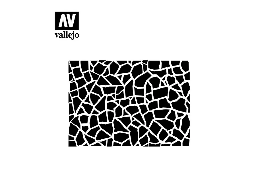 Vallejo German Luftwaffe WWII Giraffe Camouflage Stencil image 48227