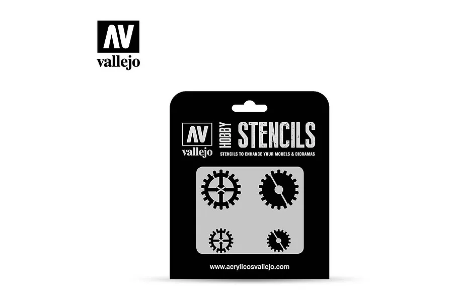 Vallejo Sci-Fi Gear Markings Stencil image 48232