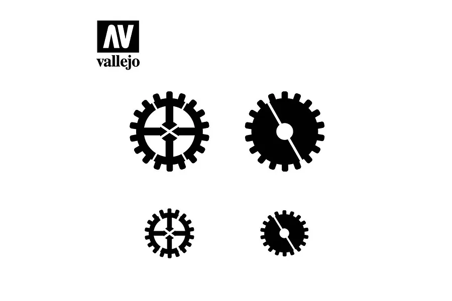 Vallejo Sci-Fi Gear Markings Stencil image 48233