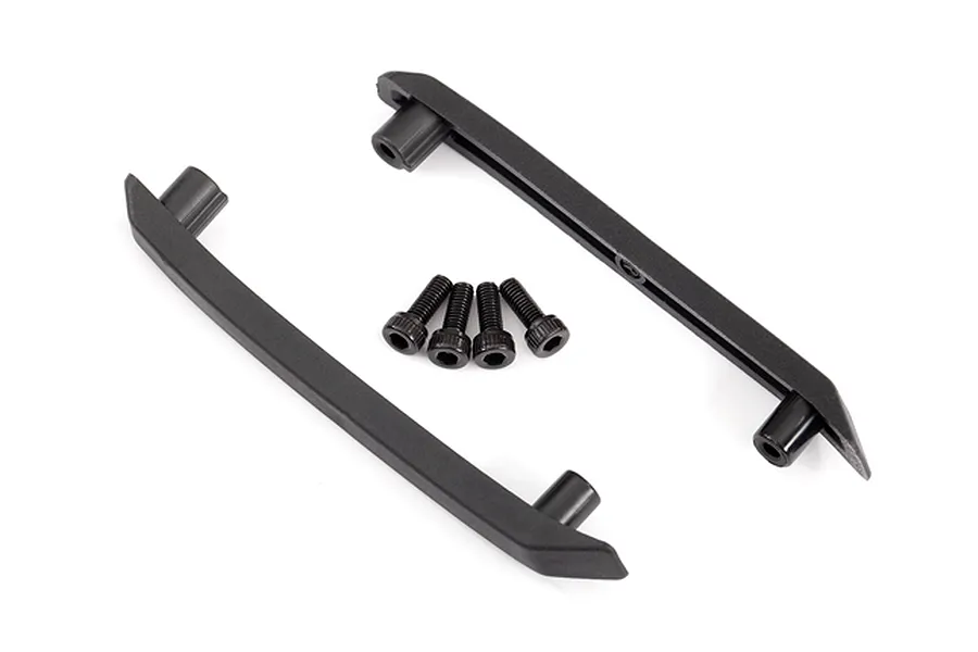 Traxxas Hoss 4x4 VXL Black Roof Skid Plates Set image 48396