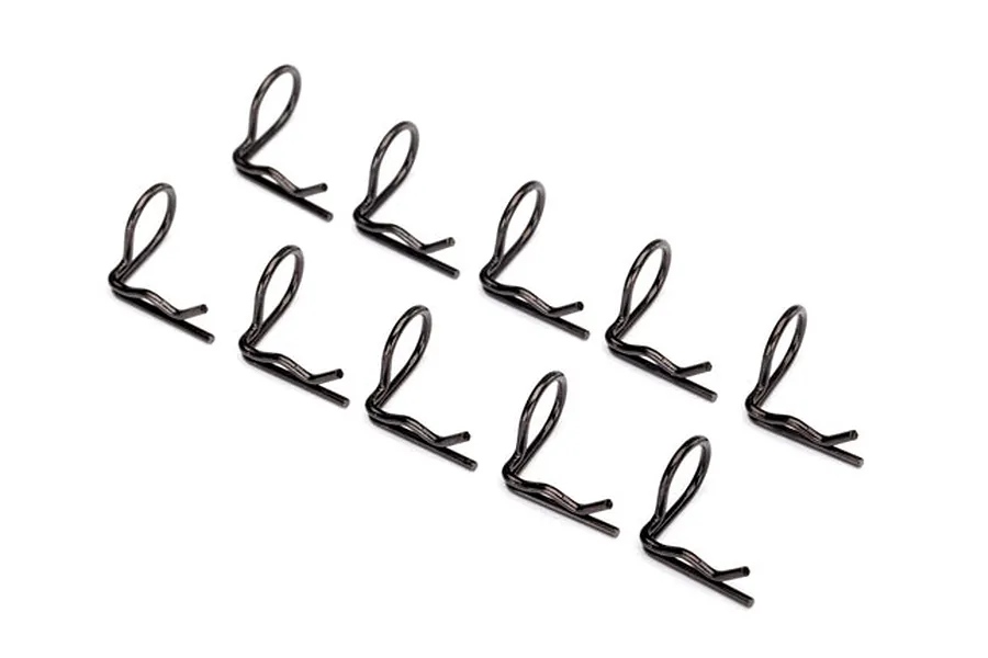 Traxxas Black 90 Degree Angled Body Pins 10Pcs image 48435