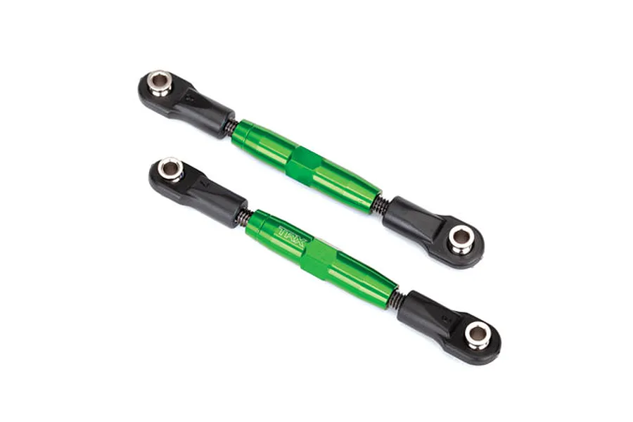 Traxxas 83mm Green Aluminium Front Turnbuckle Set image 48436