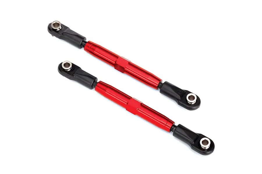 Traxxas 73mm Red Aluminium Rear Turnbuckle Set image 48451