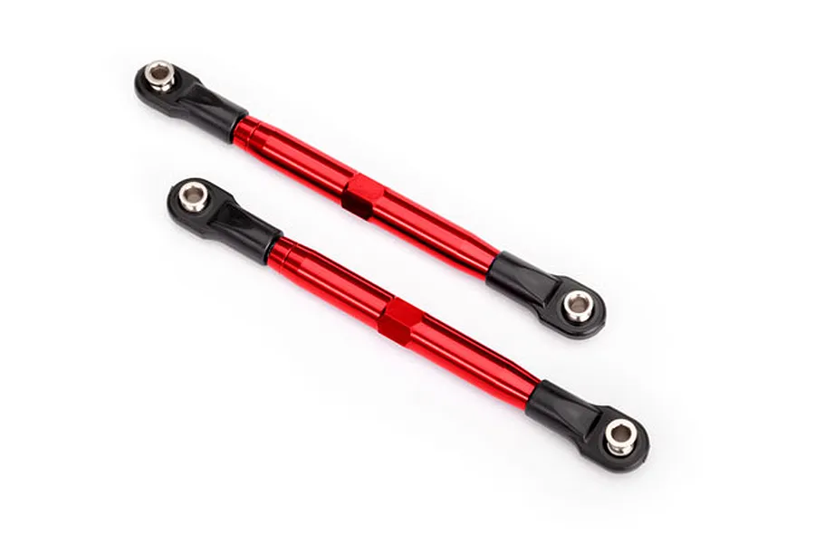 Traxxas 87mm Red Aluminium Toe Linkages Set image 48453