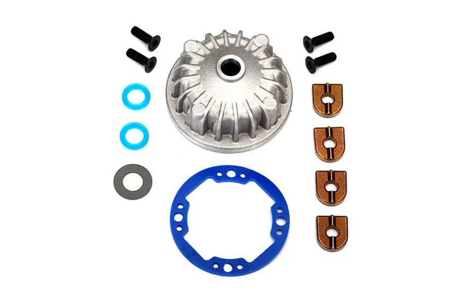 Traxxas Aluminium Centre Differential Housing Set w/ Hardware image 48478