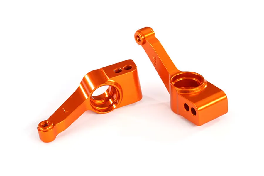 Traxxas Orange Aluminium Rear Hubs 2Pcs image 48481