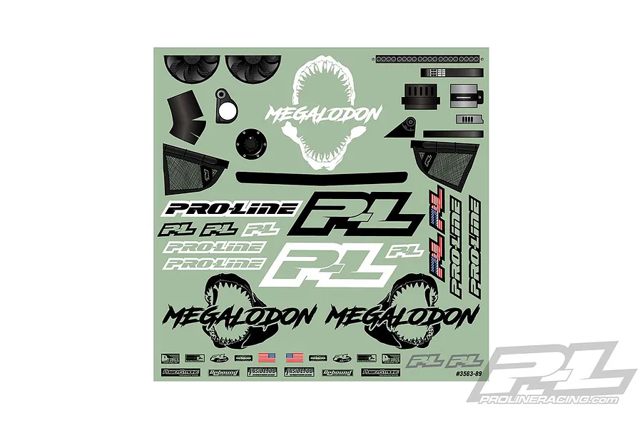 Pro-Line 1/10 Megalodon Desert Buggy Unpainted Body Shell image 48518