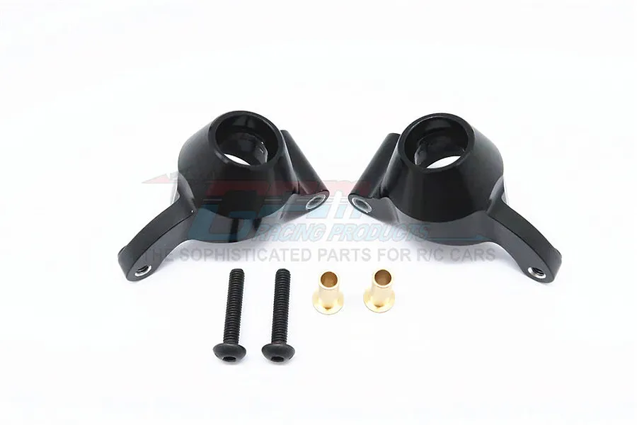 GPM Black Aluminium TT-02B Rear Hubs 2Pcs w/ Hardware image 48893