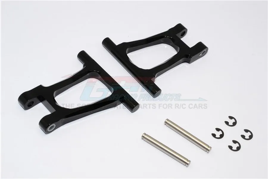 GPM Black Aluminium TT-01 Rear Upper Suspension Arms 2Pcs w/ Hardware image 48916
