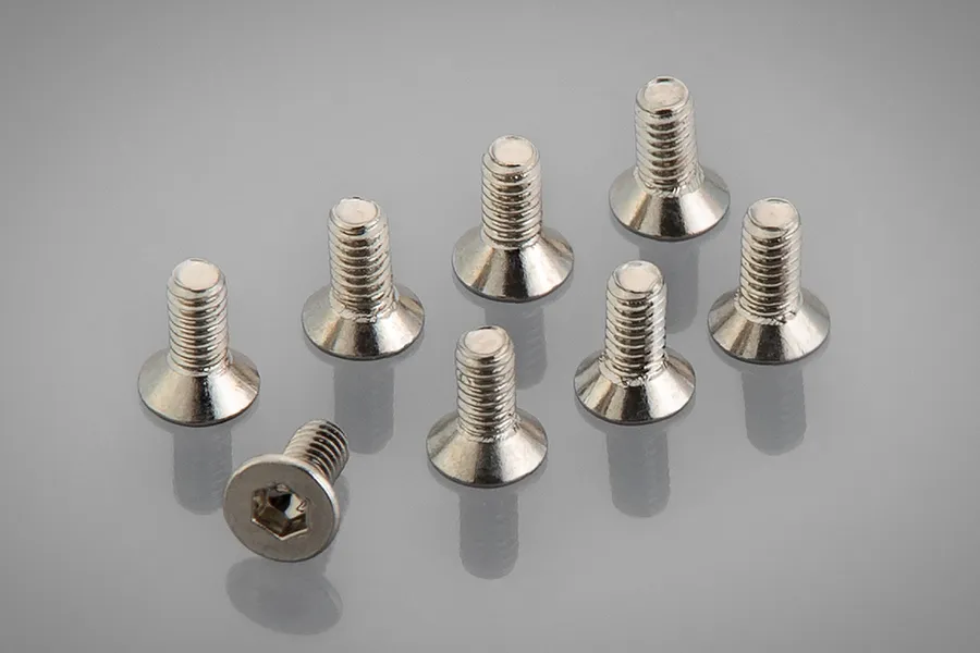 HSP 2x5mm Fine Thread Countersunk Head Screws 8Pcs image 48972