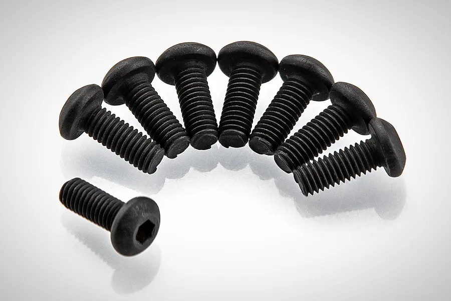 HSP 3x8mm Fine Thread Button Head Screws 8Pcs image 48973