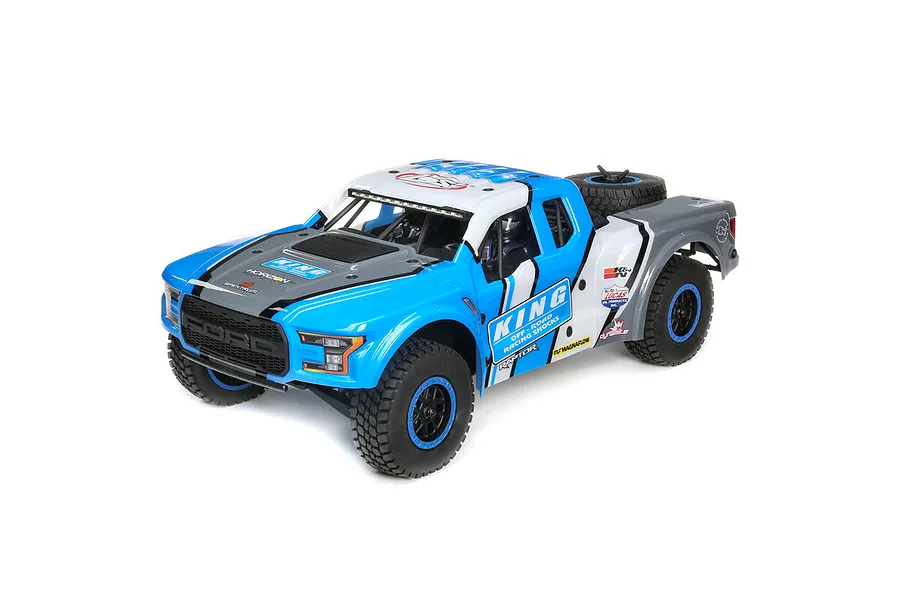Losi Baja Rey Ford Raptor RC Truck Electric Brushless 4WD 1/10 Scale RTR - King Shocks Edition image 49012