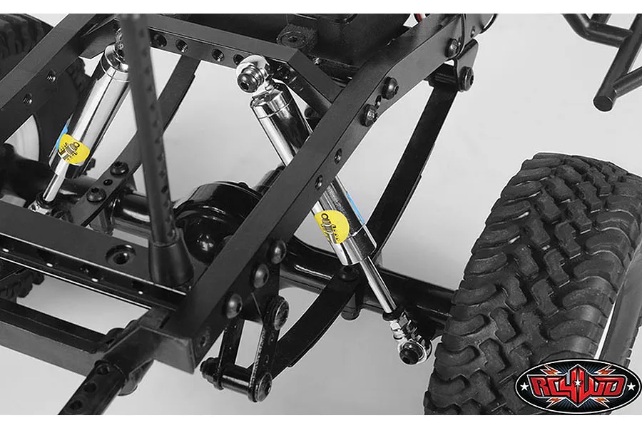 RC4WD 90mm Chrome Aluminium Bilstein SZ Series Shock Absorbers 2Pcs image 49103