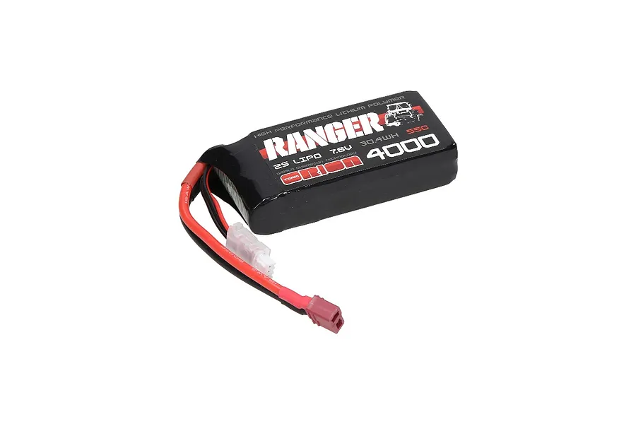 Team Orion Ranger Crawler 7.6V HV 4000mAh 55C Short Soft Case LiPo Battery image 49104