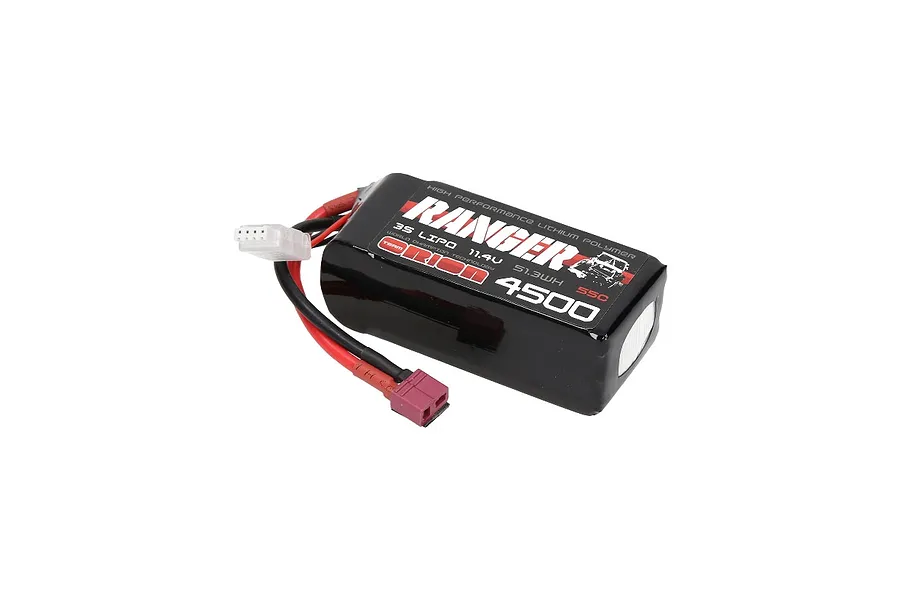 Team Orion Ranger Crawler 11.4V 4500mAh 55C HV &amp;quot;Shorty&amp;quot; Soft Case LiPo Battery image 49108