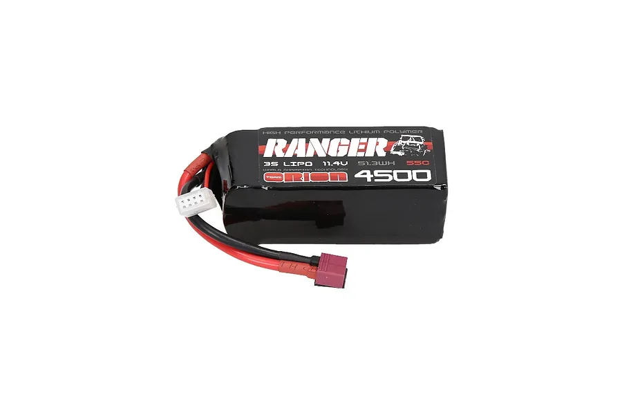 Team Orion Ranger Crawler 11.4V 4500mAh 55C HV &amp;quot;Shorty&amp;quot; Soft Case LiPo Battery image 49109