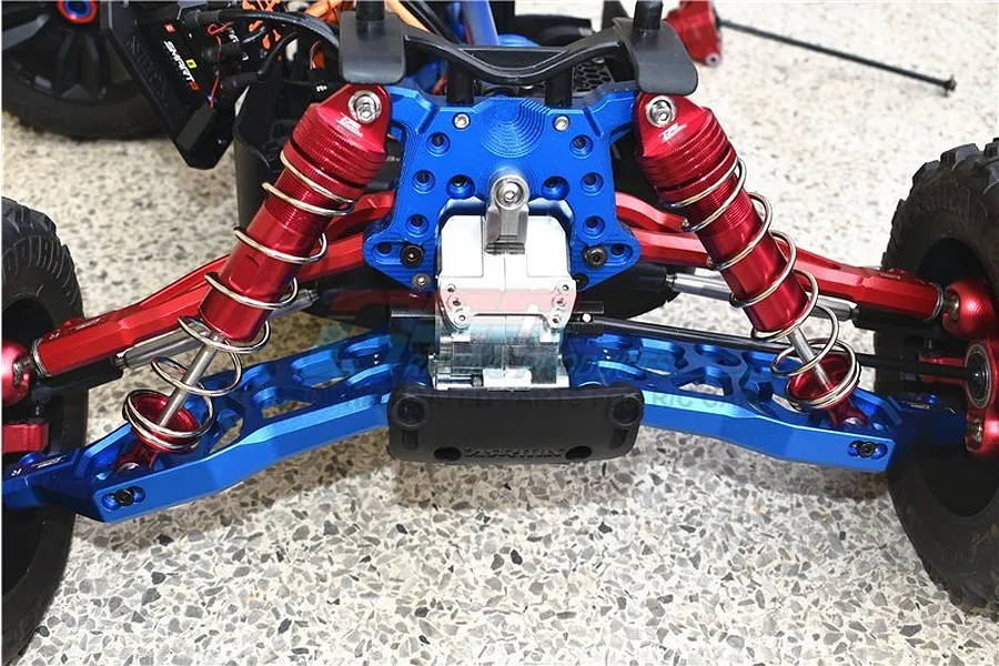 GPM Red Aluminium ARRMA Kraton Complete 187mm Adjustable Shocks Set image 49183